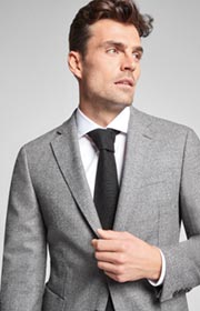 Anzug Hustle-Bax in Anthrazit meliert