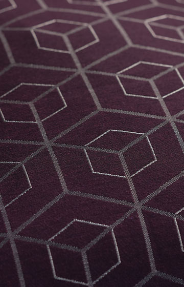 Kissenhülle Dice (40 x 40 cm), Lila/Flieder