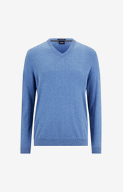 Pullover Leas in Blau meliert