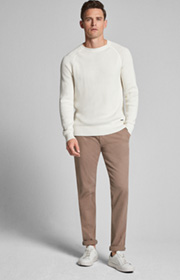 Pullover Sage in Offwhite 