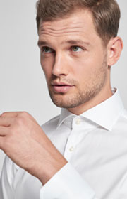 Hemd  Panko - bügelleicht - in Weiß