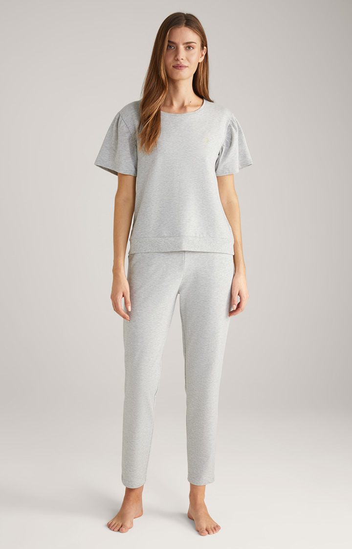 Loungewear Shirt in Grey Melange