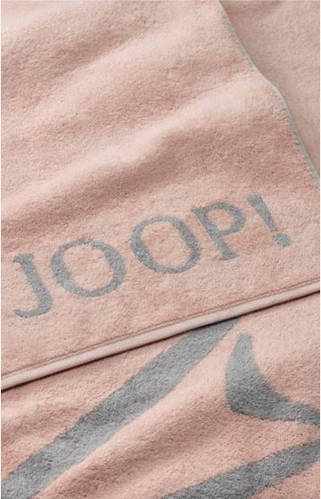 Ręcznik kąpielowy w kolorze różowym/jasnoszarym