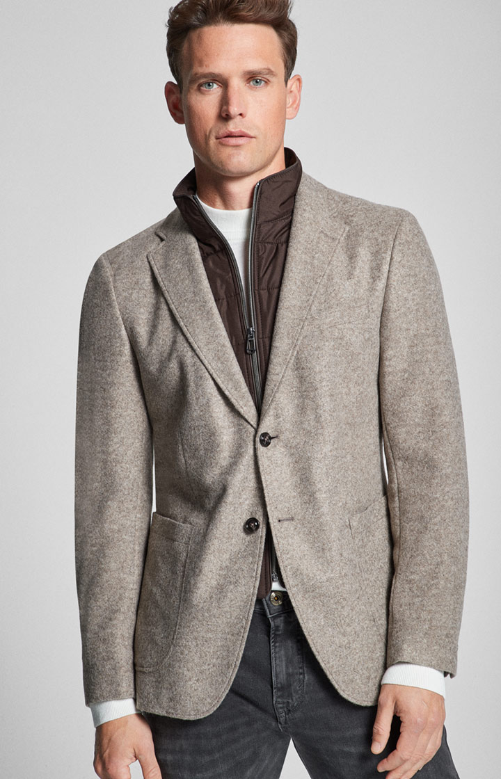 Sakko Hecton In Beige melange