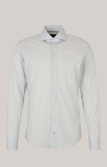 Pai Shirt in an Off-White/Light Blue Pattern