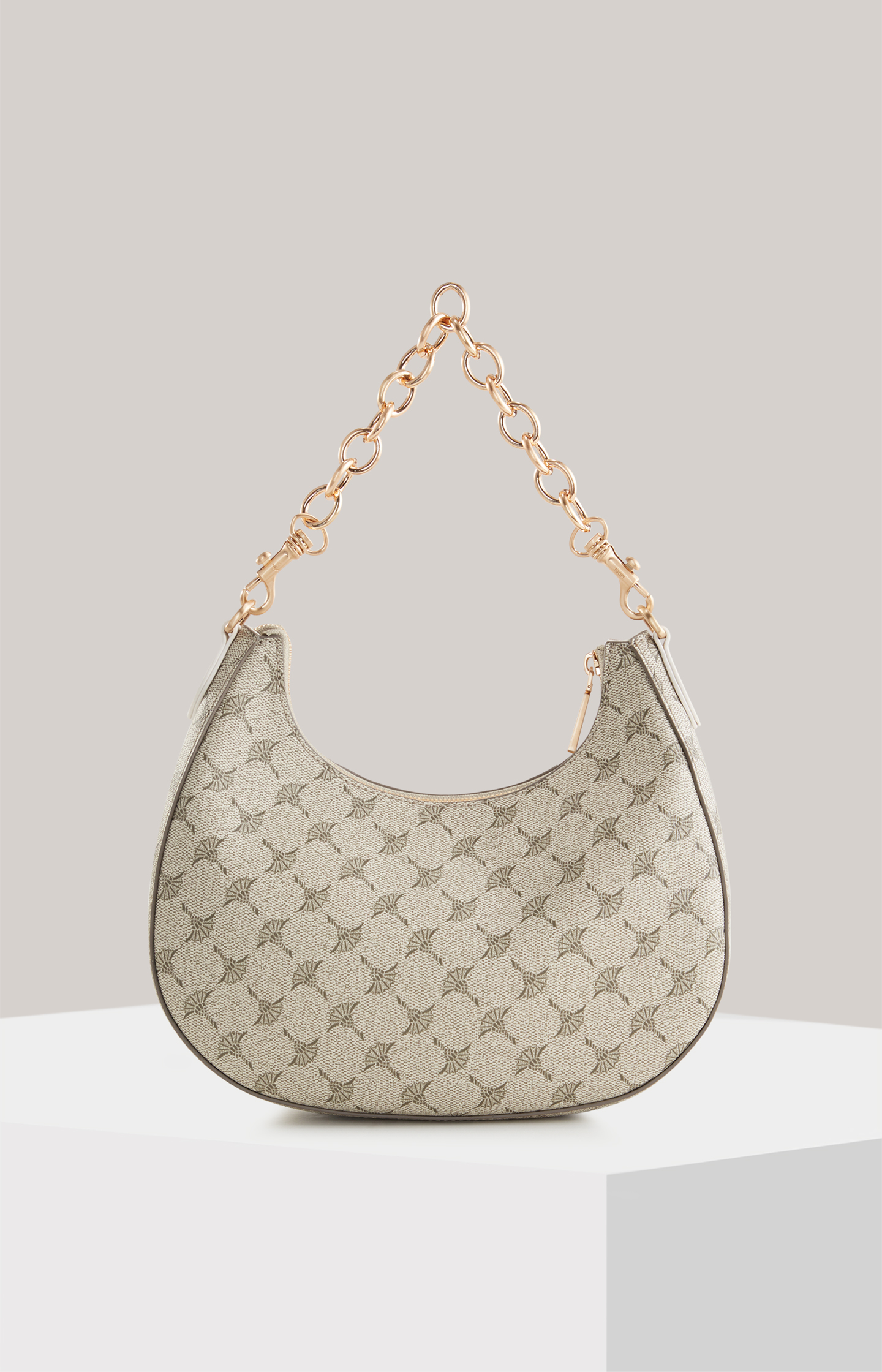 Mazzolino Misto Annina Shoulder Bag in a Beige/Pink Pattern - in the ...