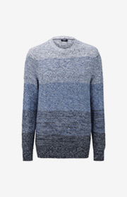 Pullover Vaios in Blau meliert 