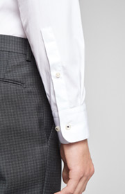 Hemd Piro - bügelleicht - in Weiß