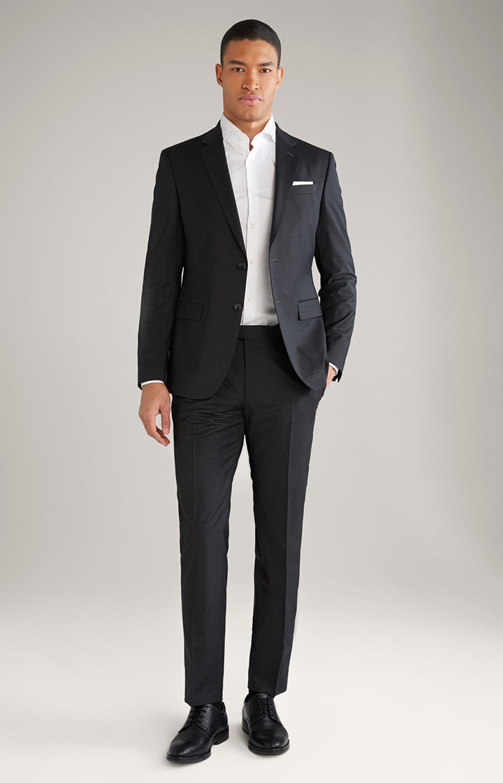 Herby-Blayr Suit in Flecked Anthracite