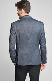 Sakko Heathrow in Mittelblau gemustert