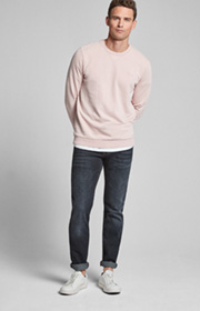 Sweatshirt Palmiro in Rosé