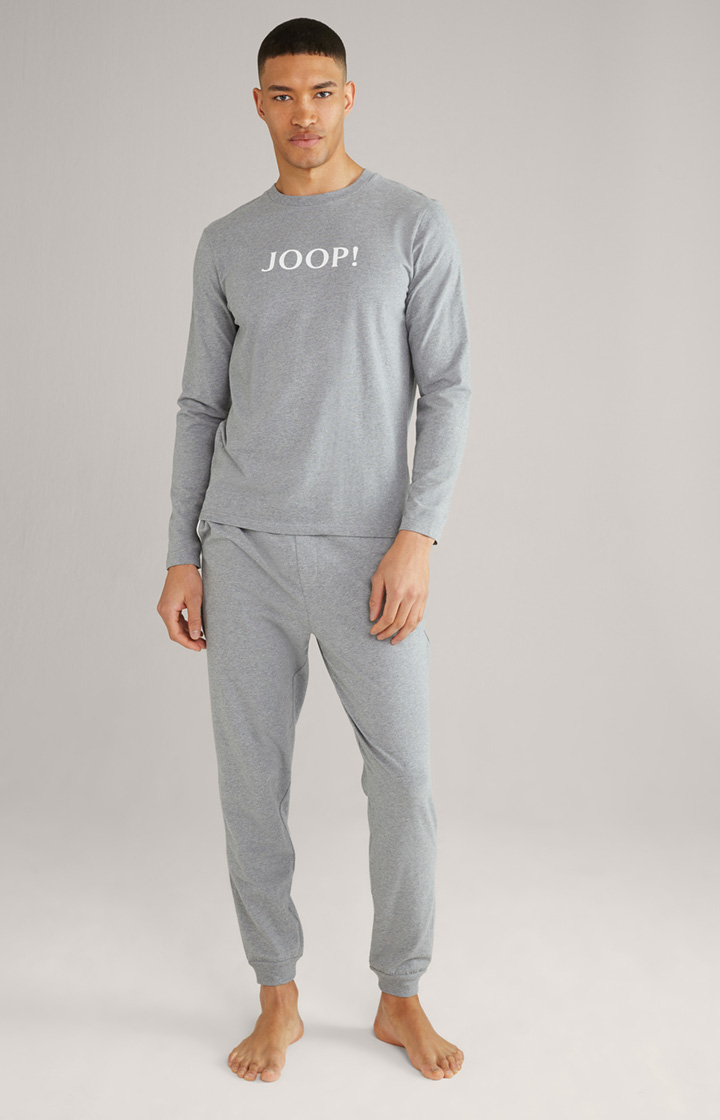 Long Sleeve Loungewear Top in Grey