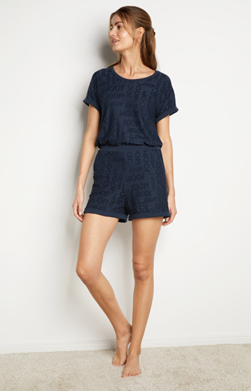 Loungewear Shorts in Midnight-Blau