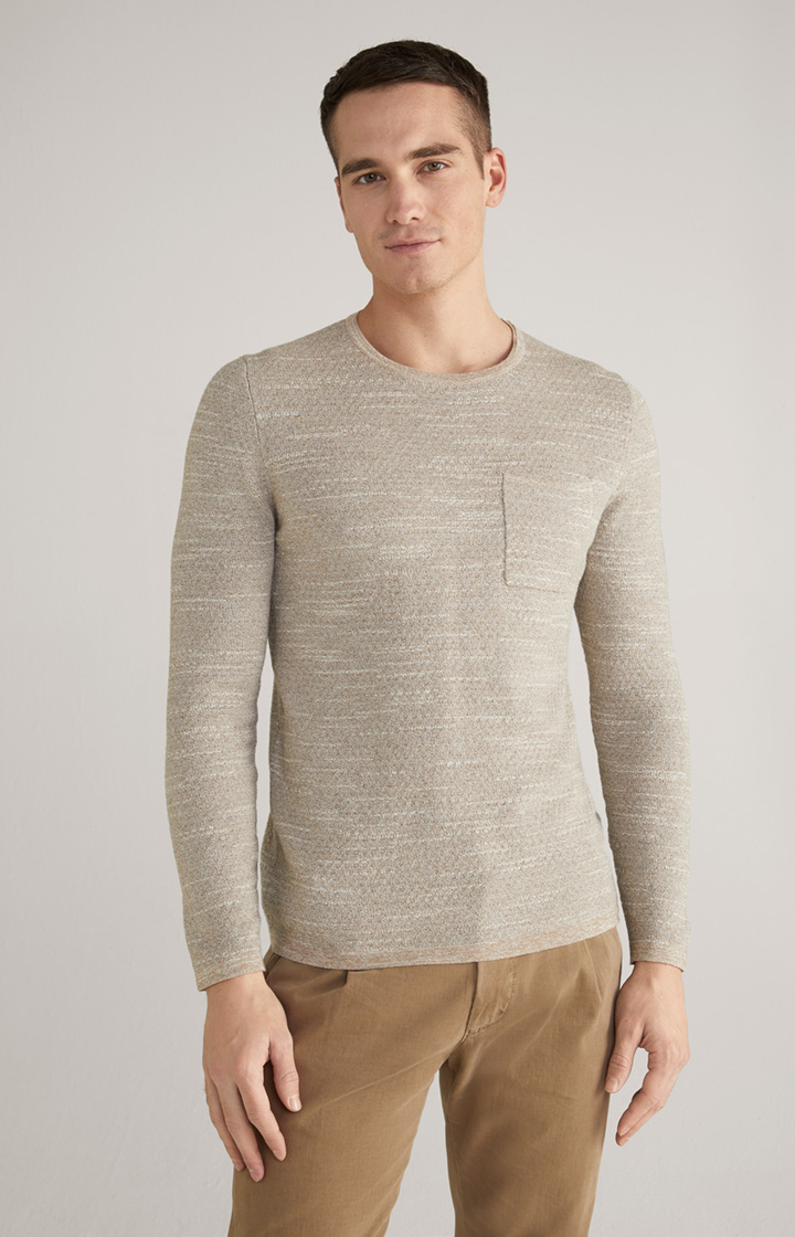 Image of Pullover Pirmin in Beige meliert