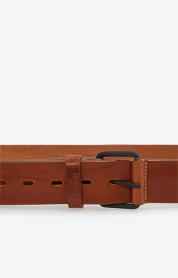 Ledergürtel in Cognac