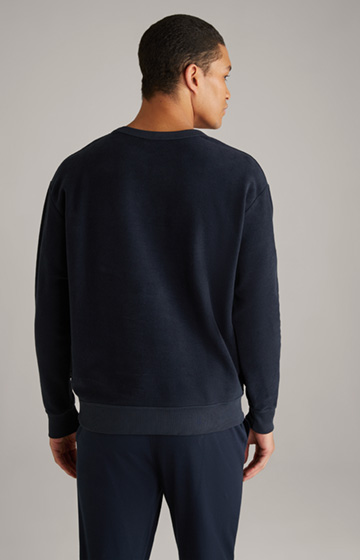Loungewear Sweatshirt in Dark Blue