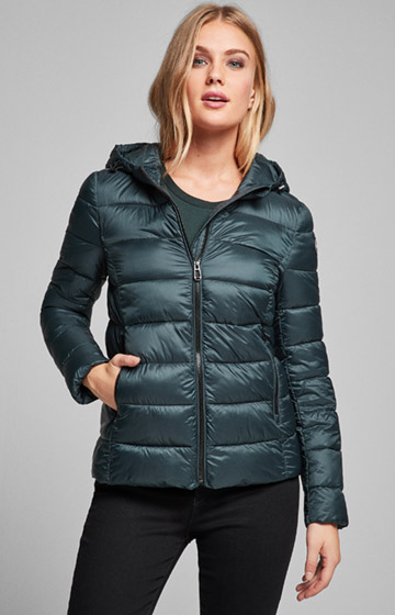 Steppjacke Olin in Dunkelgrün