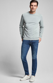 Sweatshirt Palmiro in light Grün