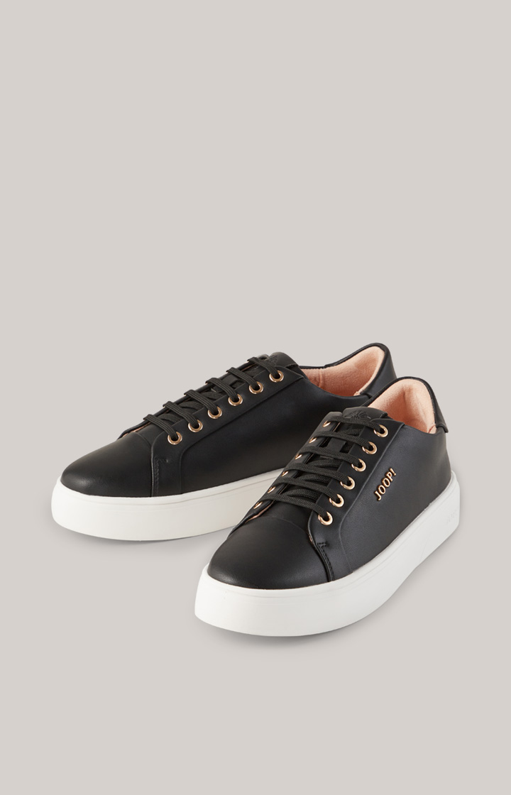 Tinta New Daphne Leather Trainers in Black