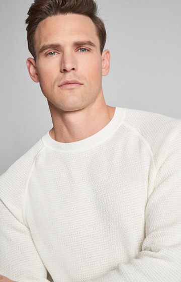 Pullover Sage in Offwhite