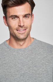 Pullover Nero in Grau meliert