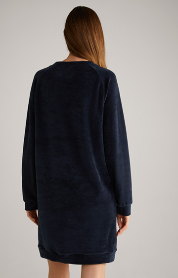 Long Loungewear Sweater in Midnight Blue