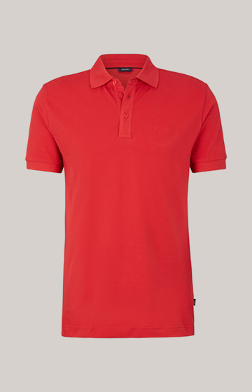 Bawełniana koszulka polo Primus w kolorze czerwonym