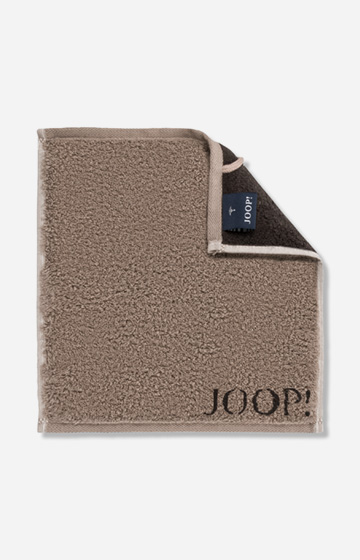 Seifentuch JOOP! CLASSIC DOUBLEFACE in Mocca, 30 x 30 cm