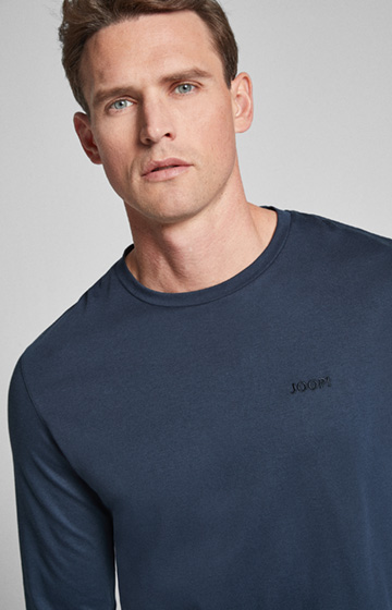 Langarm-Shirt Clifford in Dunkelblau