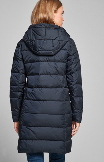 Steppmantel Olena in Navy