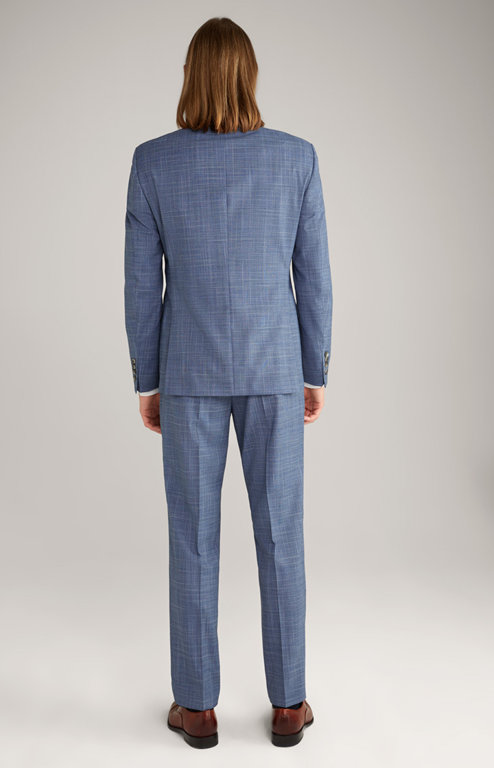 Herby-Blayr suit in pastel blue check