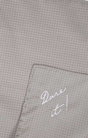 Einstecktuch in Pastellgrau