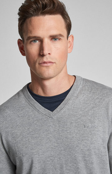 Pullover Leas in Grau meliert