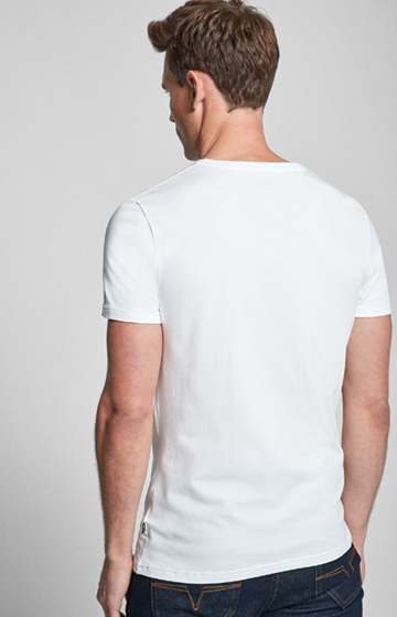 2er-Pack T-Shirts mit Rundhals-Ausschnitt in Weiß