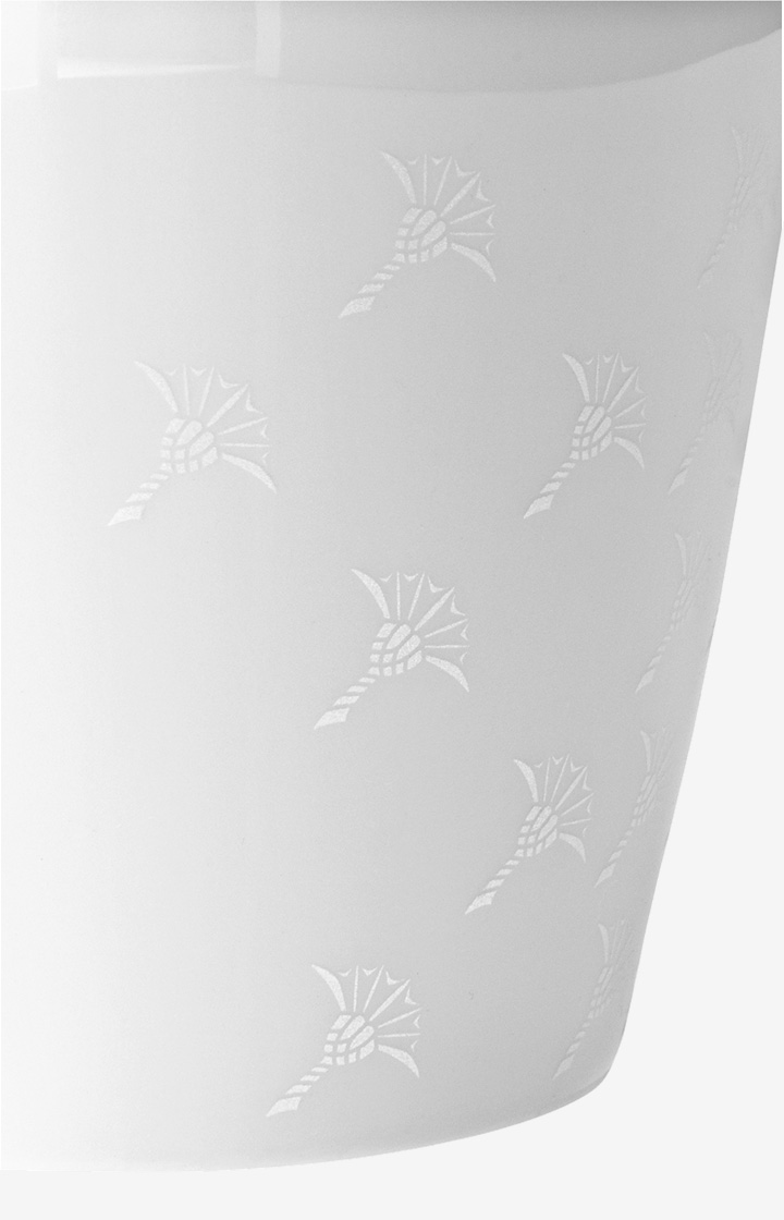 Faded Cornflower Carafe/Vase in White