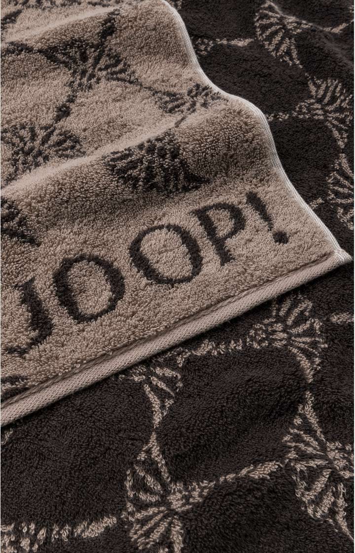 JOOP! CLASSIC CORNFLOWER Shower Towel in Mocha, 80 x 150 cm