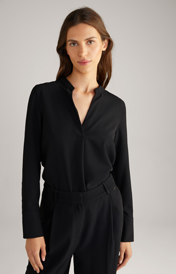 Twill Blouse in Black