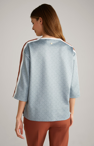 Sweatshirt in Blue-Grey