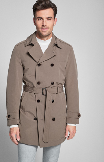 Trenchcoat Medox in Taupe-Khaki