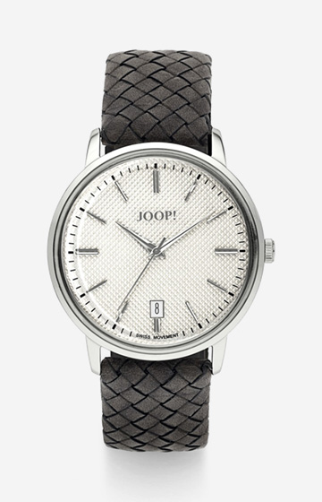 Herrenuhr in Grau/Silber