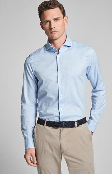 Hemd Pajos-W - bügelleicht - in Hellblau