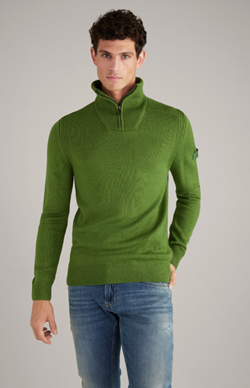 Troyo Knitted Jumper in Green