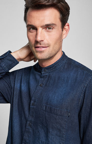 Jeanshemd Henok in Denim-Blau