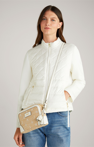 Tessere Cloe Shoulder Bag in Natural/white