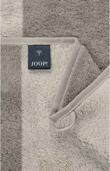 JOOP! TONE DOUBLEFACE guest towel in platinum