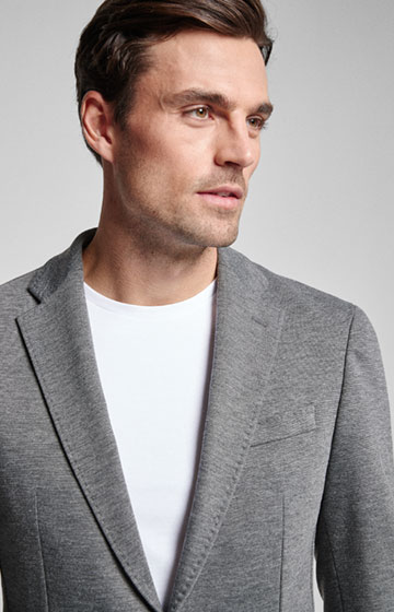 Sakko Hoverest in Mittelgrau meliert