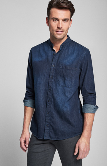Jeanshemd Henok in Denim-Blau