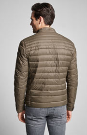 Daunen-Steppjacke Aric in Oliv