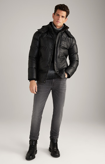 Loma Leather Jacket in Black