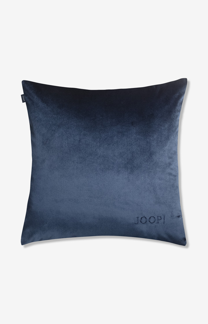 JOOP! CHECKS cushion in marine, 45 x 45 cm